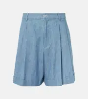 [Polo Ralph Lauren] Polo Ralph Lauren Cotton chambray Bermuda shorts AU 16 blue