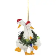 Ducks Stuck in Wreath Ornament