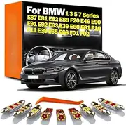 LED Light Kit Car Bulbs, for BMW 1 3 5 7 Series E87 E81 E82 E88 F20 E46 E90 E91 E92 E93 E39 E60 E61 F10 F11 E38 E65 E66 Interior