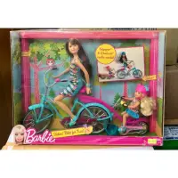 在飛比找蝦皮購物優惠-現貨 Barbie芭比 史基普與雀兒喜 姐妹雙人協力腳踏車組