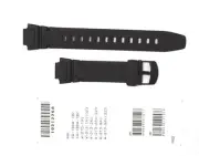 CASIO ORIGINAL WATCH BAND: 10212268 AQ-180 W-213 Black Resin Band