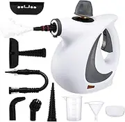 Airelax Steam Cleaner Handheld Multi-Purpose Handheld Steamer Portable Hand Held Steam Cleaner with Safety Lock for Stain Removal, Home&Car Clean with 10 Accessories Includes Nozzles, Brushes, Funnel