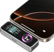 Z791C Magnetic Portable SSD 1TB, External SSD Built-in Fan, 4K 120fps ProRes Video Recording, USB 3.2 Gen2 up to 990MB/s, Supports PD3.0 Port 27W Charging Compatible with iPhone 16/15