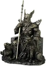 Pacific Giftware Norse Mythology King of Asgard Sitting Odin Collectible Figurine