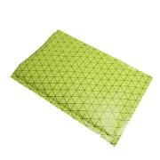 100x Thick Green Triangle Tile Design Aluminum Open Fill Bags 10x15cm 4x6in