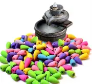 40X Smoke Tower Cones Bullet Backflow Incense Hollow Cone Multi Home