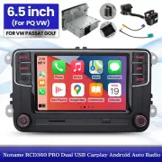 Rear USB Noname RCD360 PRO RCD330 Android Auto Carplay Radio For VW Golf Tiguan