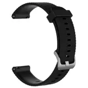 Watch Bands 20Mm Silicone Replacement Soft Watch Band Strap For Samsung Galaxy 42Mm Black