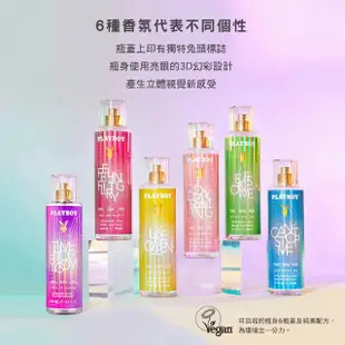 【PLAYBOY】魅力四射香氛身體噴霧 250ml(專櫃公司貨)