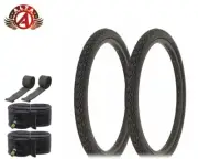 ALTA Bicycle Tire 20" x 1.50" Black (2) Tires, Tubes, & Strips Slick City 20"