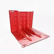 Flood Plates, Dams Levees Waterproof Levees Made ABS Material Plastic Residential Flood Protection(Red4pc)