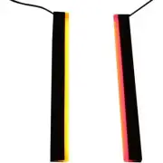 Custom Dynamics Mega Dual Color Red Amber 14" Plasma LED Rods Turn Signal Brake