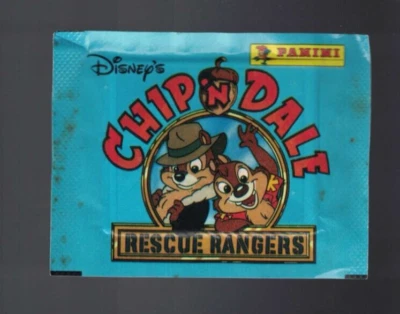 1989 Panini Disney Chip n Dale/TaleSpin Factory sealed Stickers -STAINED Wrapper