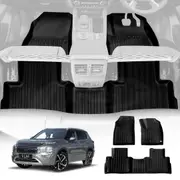 3D All-Weather TPE Floor Mats for Mitsubishi Outlander Petrol 2021-2025 Heavy Duty Customized Car Floor Liners Full Set Carpet