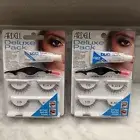 2 Ardell Deluxe Pack Black Lashes #110 Comes W/clear White Adhesive & Applicator