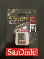 SanDisk Extreme PRO SDXC UHS-I Card 64 GB