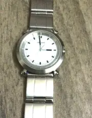 ORIENT Women's Watch Round White Easy to Read Dial Silver Linked Band New in Box