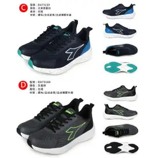 【DIADORA】男/女款輕量慢跑鞋 老爹鞋 路跑 DA73161 DA73175 DA73159(DA73160 DA31695 DA33632)