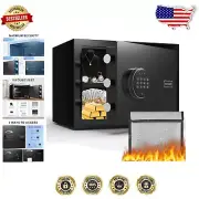 0.8 Cuft Anti-Theft Safe with Dual Alarm & Durable Fireproof Bag Included
