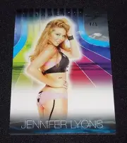 2017 Benchwarmer JENNIFER LYONS Dreamgirls #128 Green Foil/5 TRASHY Lingerie Hot