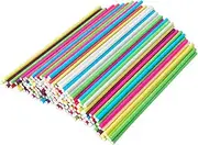 Luxshiny 6 Packs 180pcs Paper Sticks Candy Making Sticks Lollipop Chocolate Candy Paper Stick Cake Pop Sticks Sticks Bulk Candy Bars Hard Candy Sticks Sticks Colorful