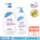 【SEBAMED 施巴】嬰兒舒敏浴露1000ml+舒敏乳液400ml(總代理)