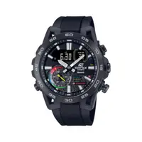 在飛比找PChome24h購物優惠-【CASIO EDIFICE】全新賽車系列智慧藍芽撞色雙顯腕