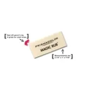 Prismacolor 73201 Magic Rub Vinyl Drafting Erasers- Pack 12