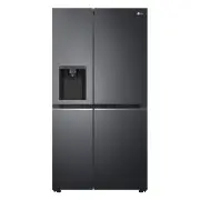 LG 635L Side by Side Fridge in Matte Black Finish GS-L635MBL
