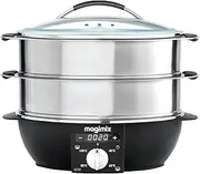 [Magimix] 11581 Multi-Functional Steamer, Brushed Steel