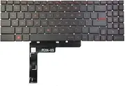 KGIGIBE Replacement Red Backlit Keyboard for MSI Katana GF66 12UCO 12UDO 12UEO 12UGO MS-1582 MS-1581 GF76 11SC 11UE 12UD 12UG MS-17L1 MS-17L2 Pulse GL66 11UCK GL76 11UCK 11UDK 11UEK 12UEK Laptop