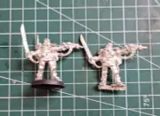 Warhammer 40k Imperial Guard Kasrkin Sergeant Metal OOP NEW