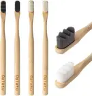 Bamboo Toothbrush, Biodegradable Toothbrushes Extra Soft Bristles, 20000 Soft...