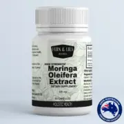 High strength Moringa oleifera extract 20:1 drumstick tree 60 capsule