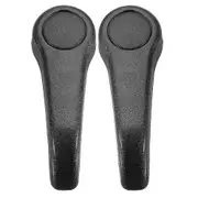 1 Pair Car Vehicle Left Right Seat Adjuster Lever Handle for Renault Clio MK2 Black