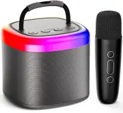 Mini Karaoke Machine Portable Bluetooth Karaoke Speaker with Wireless Microphon