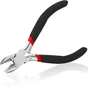 Wire Cutters, Small Side Cutters for Crafts, Flush Cutting Pliers for Jewelry Making, Floral Wire Cutters for Artificial Flowers, Zip Tie Cutters for Cable Tie, Wire Cutting Tool for Guitar Strings
