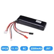 1Pcs 11.1V 2200mAh 8C Battery JST JR Futaba Plug For RC Quadcopter Transmitter