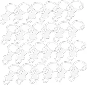 SHINEOFI 30pcs Embroidery Floss Bobbins: Acrylic Embroidery Thread Organizers Clear Floss Drops Sewing Thread Holder Bobbins for Crafts Accessories