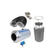 Phresh Silenced EC Hyperfan v2 (10") + Phresh Carbon Filter 250MM x 1000MM + 5M Duct