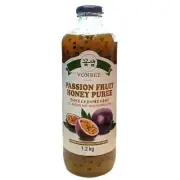 Vonbee Passion Fruit Honey Puree 1.2kg Tea Beverages Salad Dressings Drink Mix