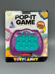 Brand New Toy Planet Pop It Game Light Up Fidget Sensory Toy Game Purple & Teal