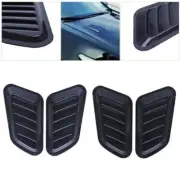 Carbon Fiber Car Hood Vent Scoop Cold Air Flow Intake Louvers Bonnet Cover