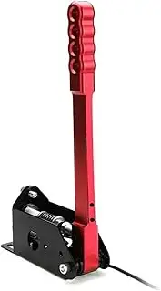 PC 14 Bit SIM Handbrake Clamp USB for Logitech Racing Games G25/G27/G29/T300/T500 FANATECOSW for LFS Dirt Hand(Red)