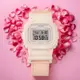 CASIO 卡西歐 G-SHOCK 自然系列 櫻花粉 布質錶帶方型女錶 送禮推薦 GMD-S5600CT-4