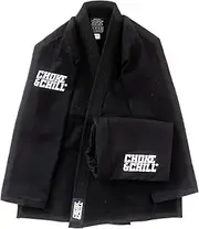 [Choke&Chill] BJJ Jiu Jitsu Beginner Suit Gi - Black