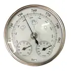 3 in 1 Barometer Thermometer Hygrometer Weather Station Silver