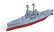 YYC350521S-A 1/350 Military Model Kit USN North Dakota Class Battleship BB-29 Full Hull