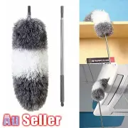 Feather Duster Long Telescopic Magic Static Duster Brush Extendable handle 245cm