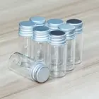 10ML Perfume Lids Storing Mini Glass Bottles 10~100PCS Aluminum Essential DIY